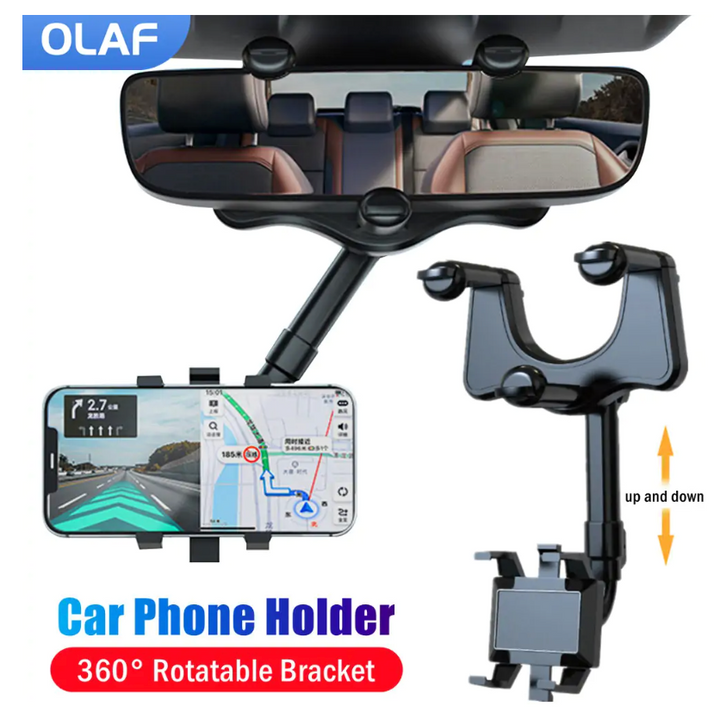 Suporte de carro giratório 360° para smartphone