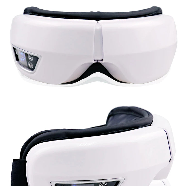 Massageador ocular de vibração de airbag inteligente de alta frequência, remove olheiras e olhos cansados, instrumento de aquecimento e música alivia a fadiga