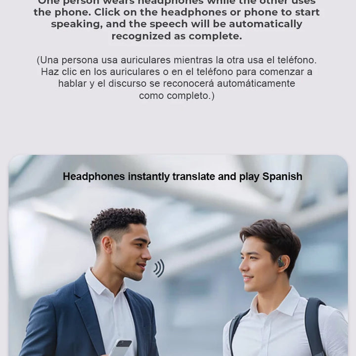 [Fone de ouvido com IA] Tradutor Erazer XP6 Fones de ouvido Bluetooth para dormir ASMR Fone de ouvido DIY Equalizador APP Fones de ouvido sem fio com IA para escritório e viagem