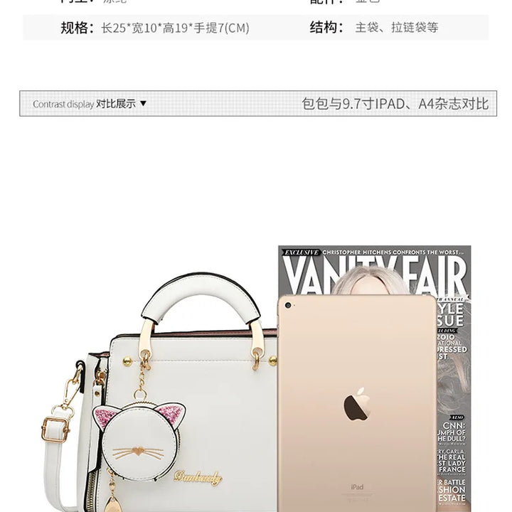 Summer New Women's Bag Large Capacity Women Simple Shoulder Bag 2024 New Handbag with Wallet Crossbody Small Bag Bolso Mujer