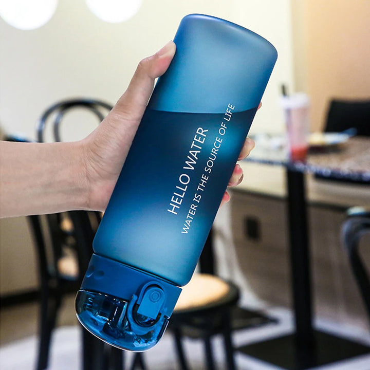 Portable Sports Water Bottle 780ml Leakproof Drinking Bottle Portable Gym Travel Clear Drinking Bottle for Girl Boy Drinking Cup