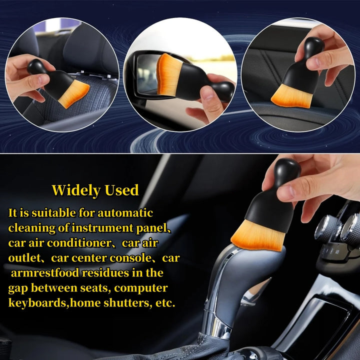 4-5PCS Car Detailing Brush Set Air Conditioning Vent Clean Crevice Sweep Dust Duster Auto Interior with Brush Car Wash Tool Set